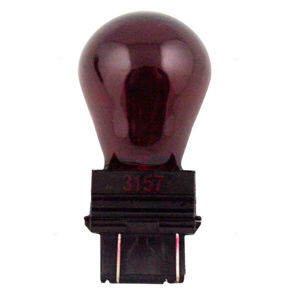 Brock Replacement for Set of 10 Red Light Bulbs Ten 3157 Pack Replacement Off Road
