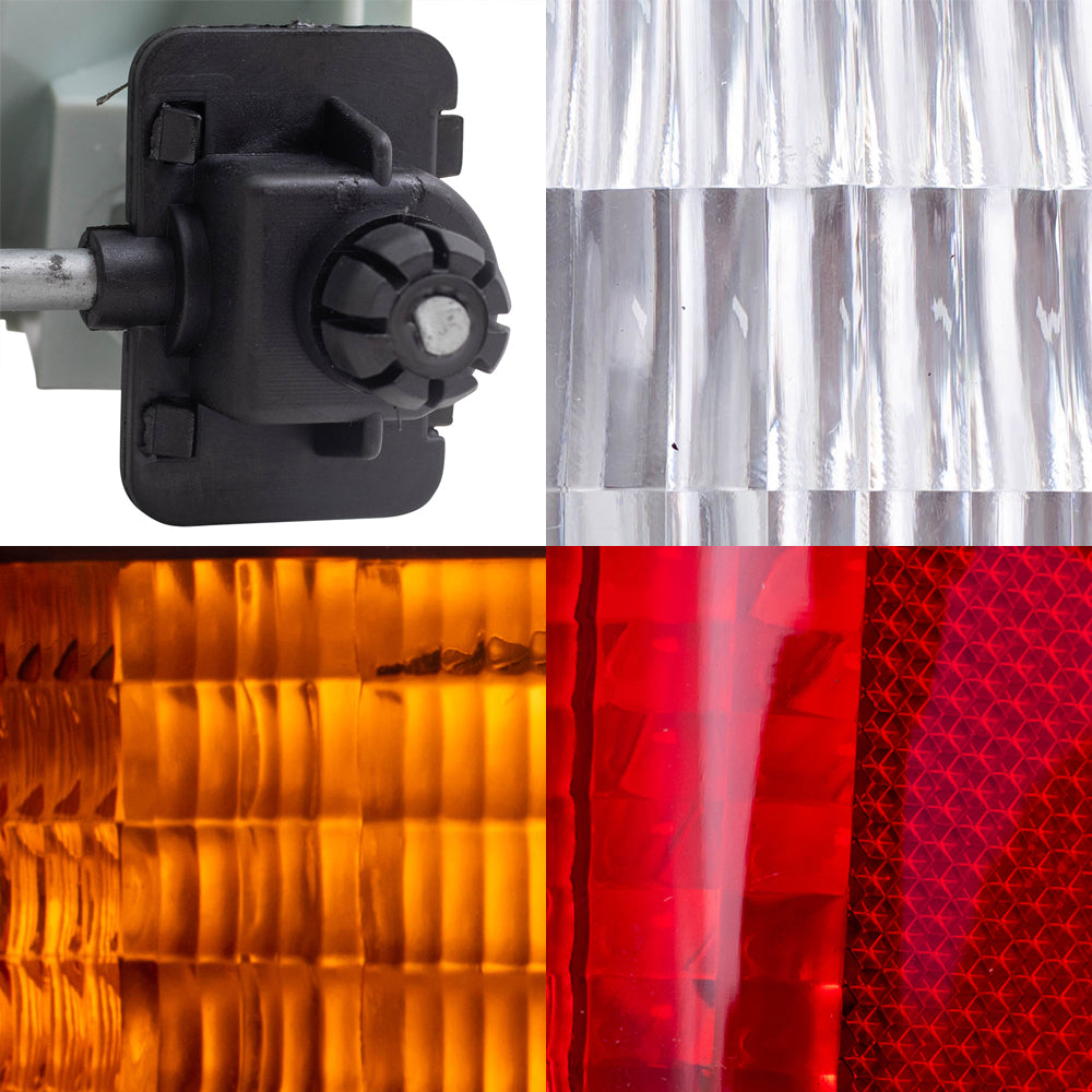 Headlights Tail Lights and Signal Lights Kit Compatible with 1992-1997 Styleside Pickup Truck