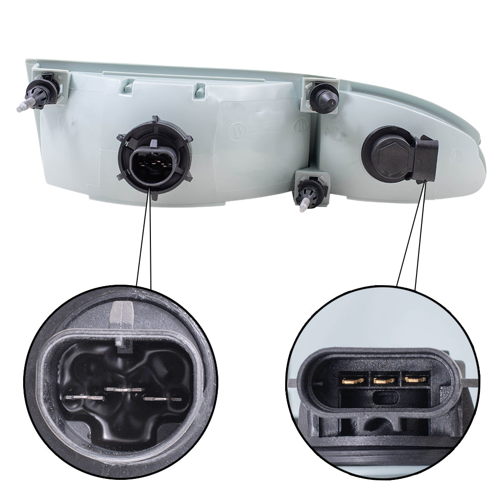 Headlight Assembly fits 94-95 Ford Thunderbird Driver Side Headlamp F4SZ13008B