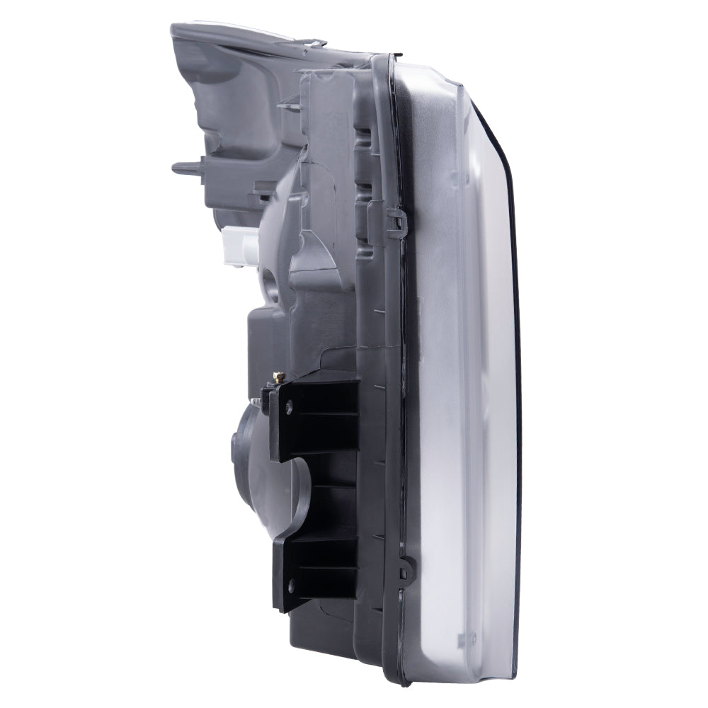 Brock Replacement Driver Left Halogen Combination Headlight Assembly Compatible With 2011-2016 Ford F-Series Super Duty