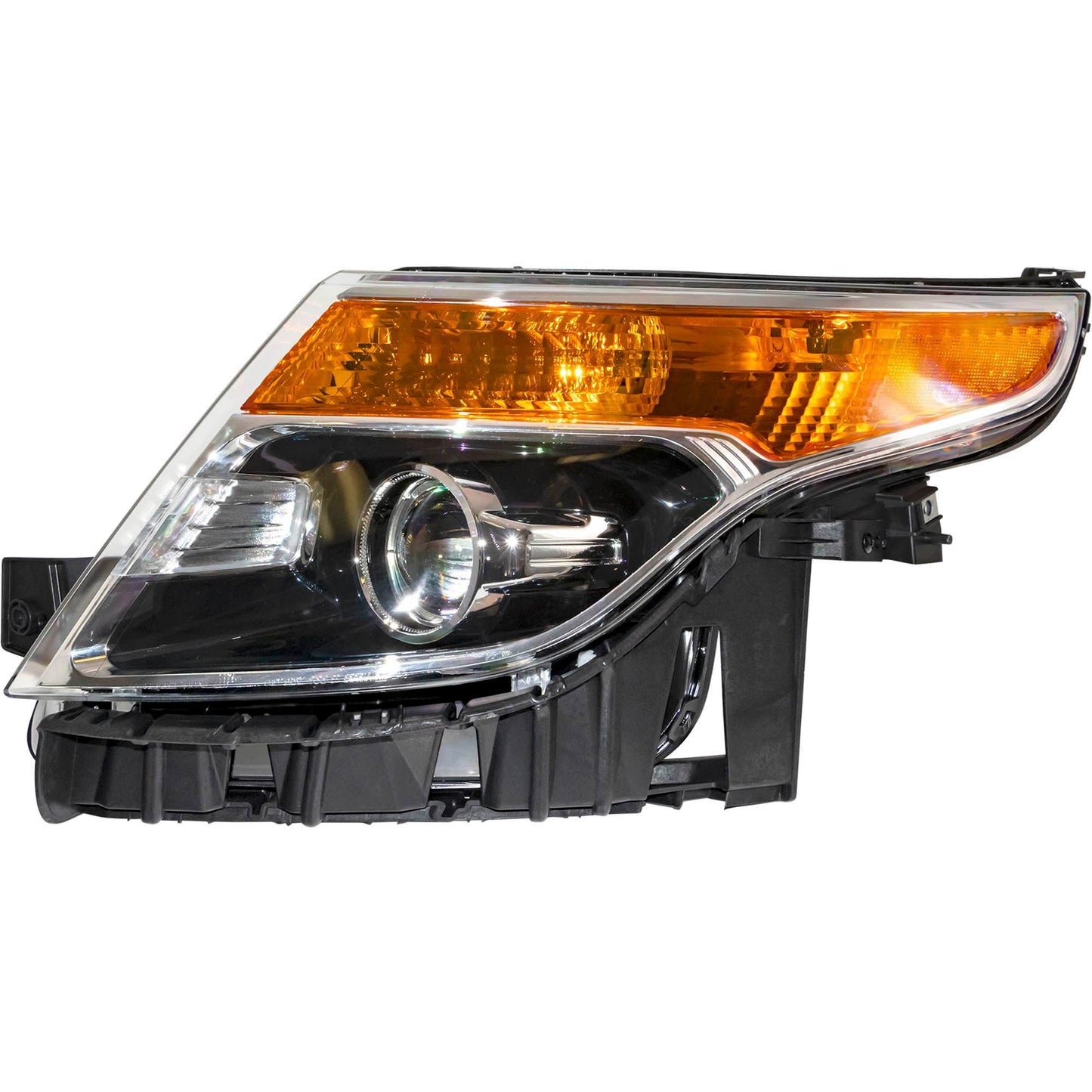 Halogen Combination Headlight Assembly Driver Side Left For 2011-2015 Ford Explorer Base/XLT/Limited