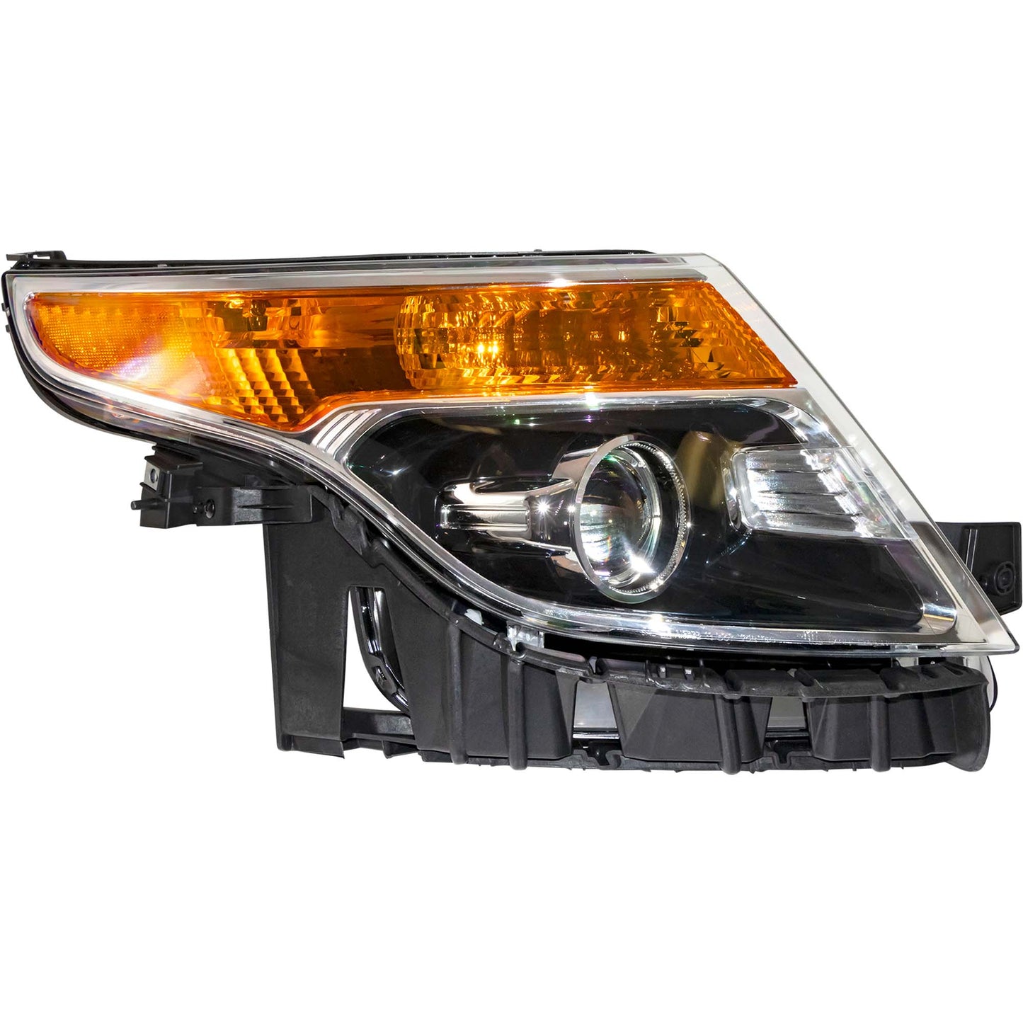 Halogen Combination Headlight Assembly Passenger Side Right For 2011-2015 Ford Explorer Base/XLT/Limited