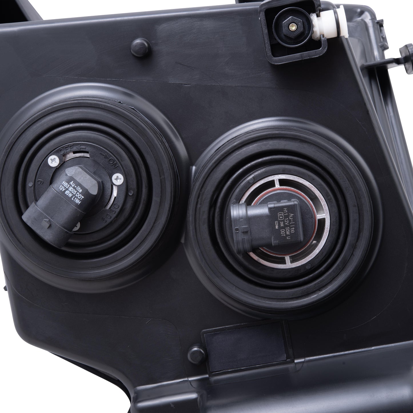 Halogen Combination Headlight Assembly Set Driver Left Passenger Right for 2009-2010 Ford Edge Sport