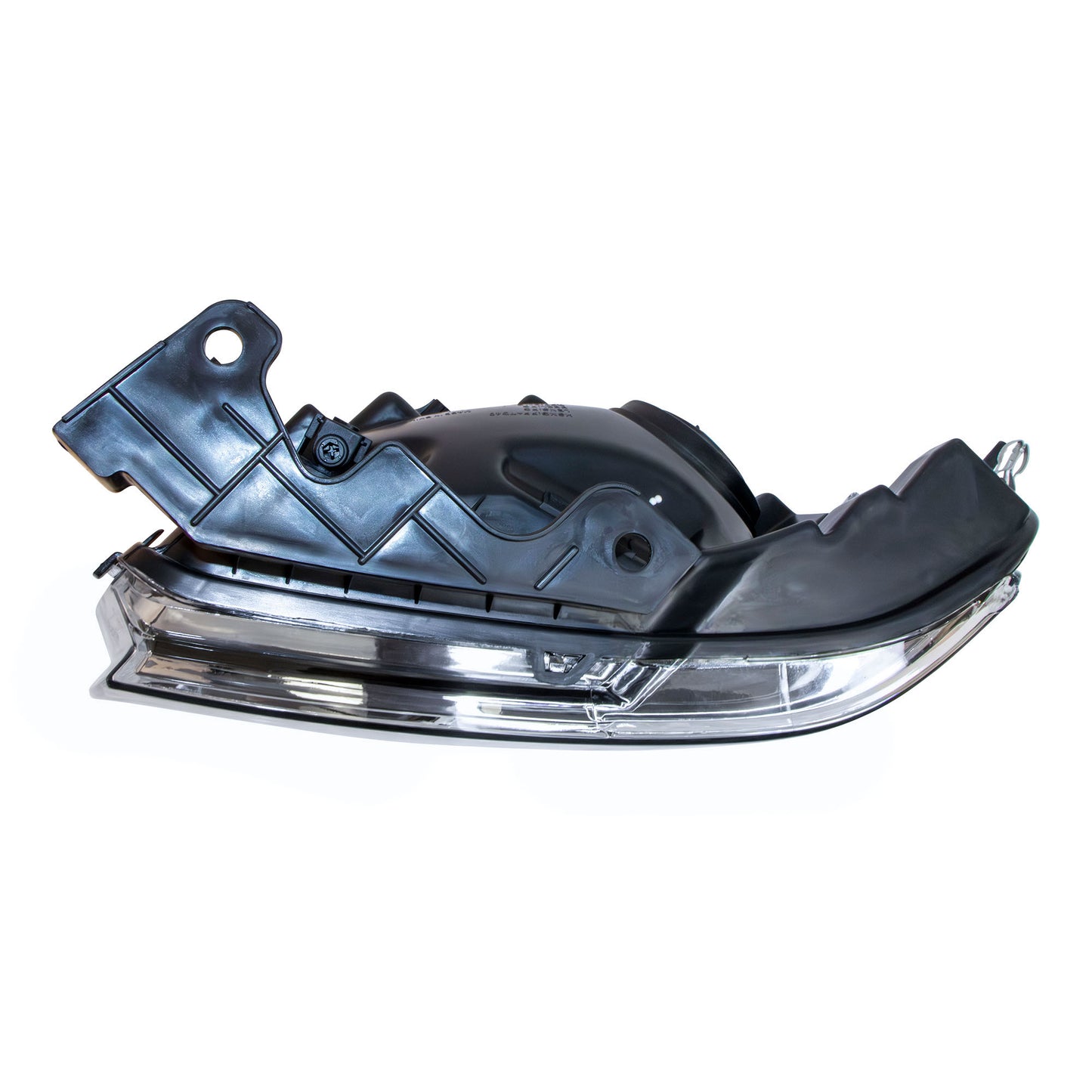 Halogen Combination Headlight Assembly Driver Left With Chrome Trim For 2009-2014 Ford F-150