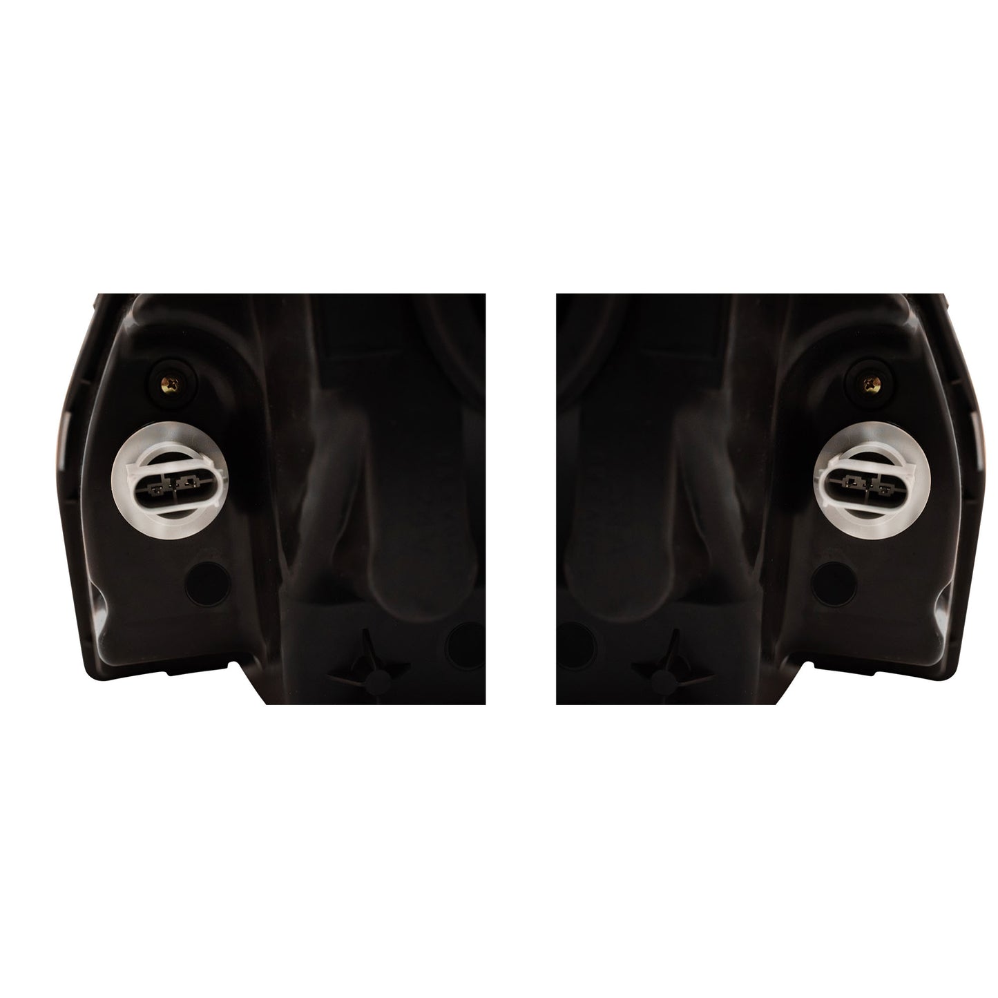 Brock Aftermarket Replacement Driver Left Passenger Right Halogen Combination Headlight Assembly With Chrome Bezel Set Compatible With 2007-2014 Ford Expedition