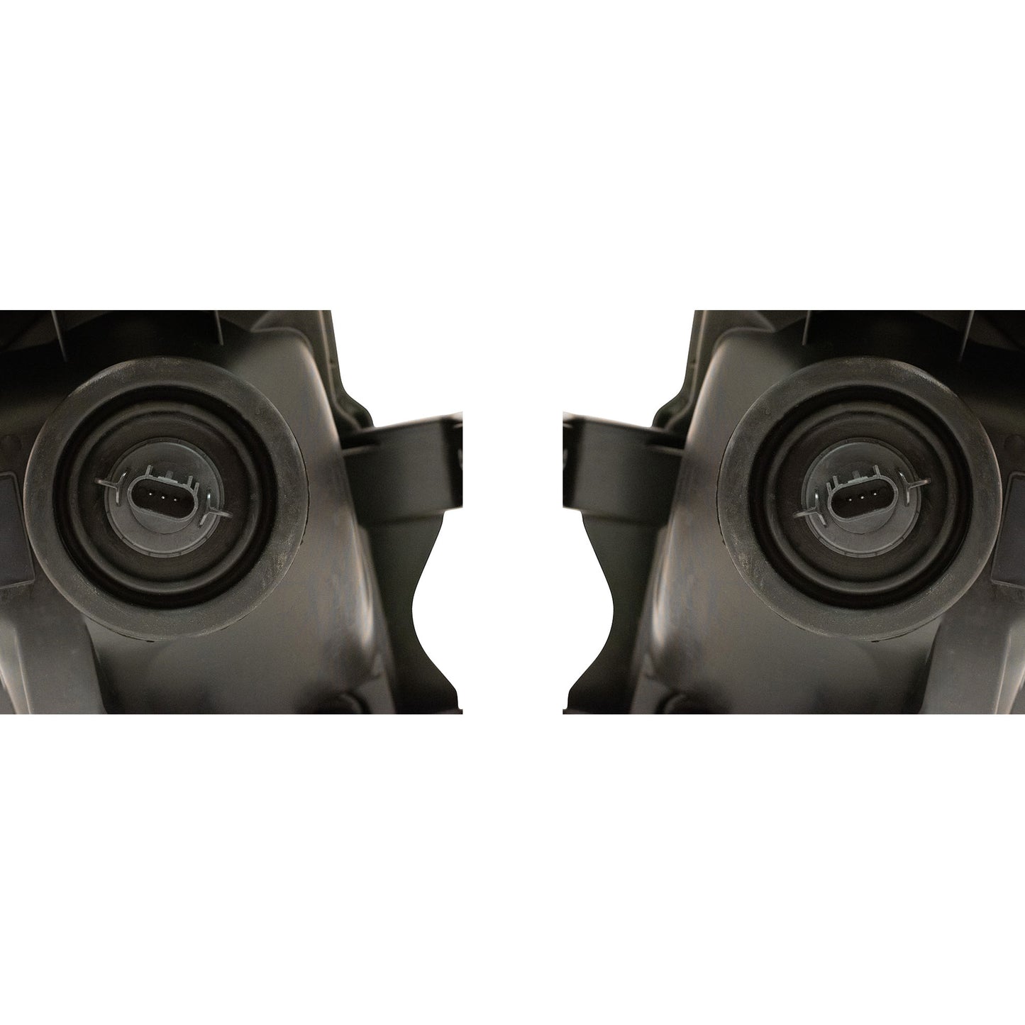 Brock Aftermarket Replacement Driver Left Passenger Right Halogen Combination Headlight Assembly With Chrome Bezel Set Compatible With 2007-2014 Ford Expedition