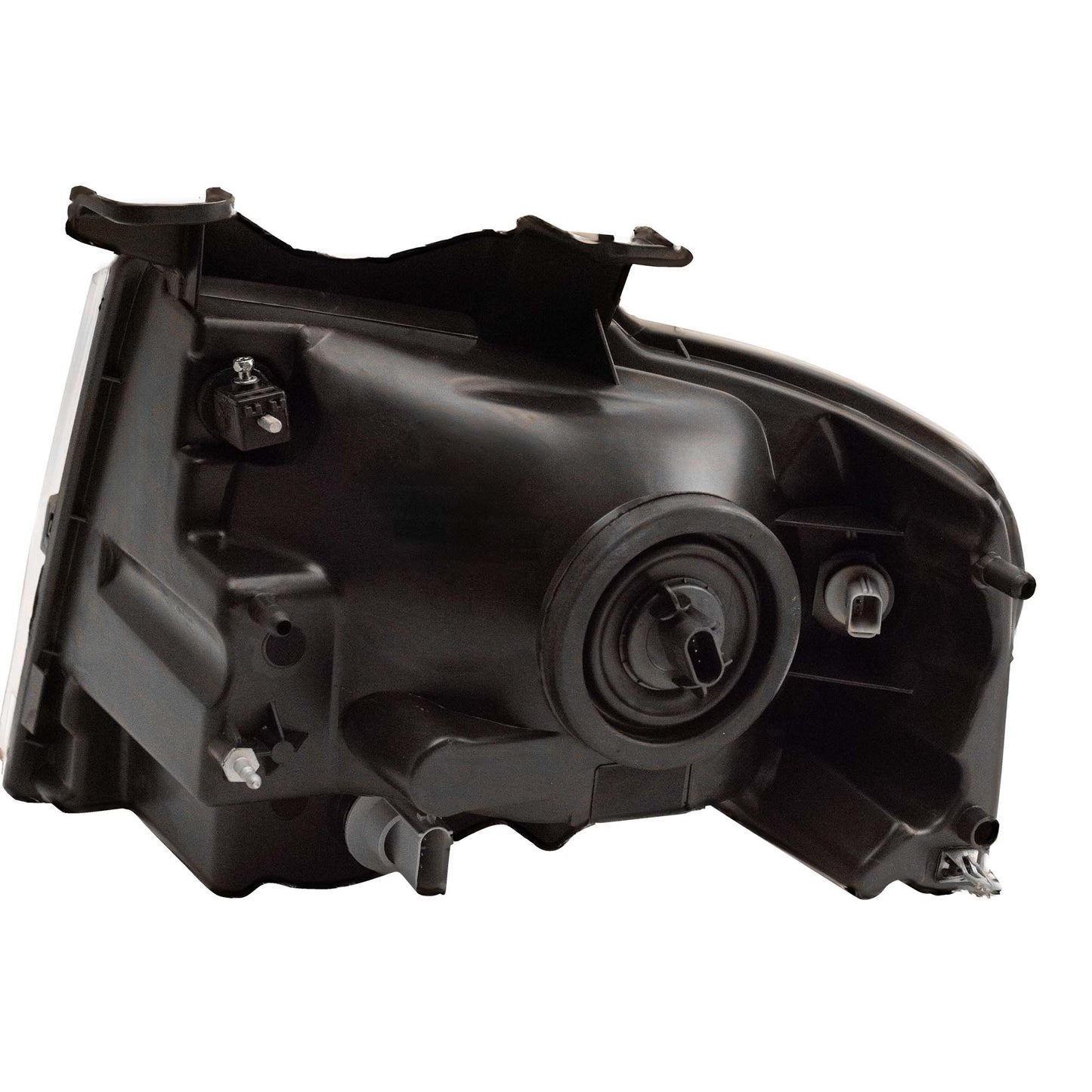 Brock Aftermarket Replacement Passenger Right Halogen Combination Headlight Assembly With Chrome Bezel Compatible With 2007-2014 Ford Expedition