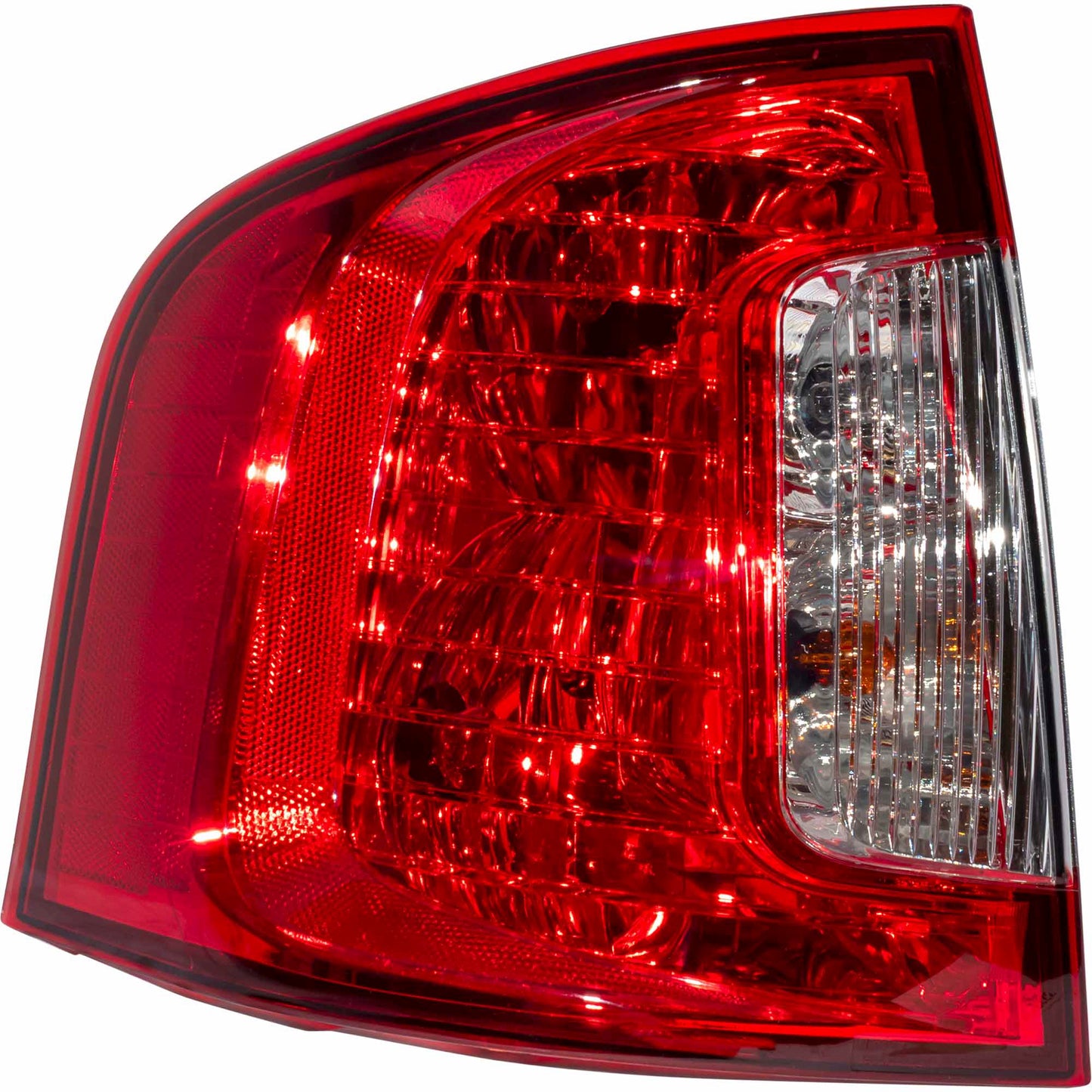 Tail Light Assembly With Red/Clear Lens Driver Side Left For 2011-2014 Ford Edge SE/Limited/SEL