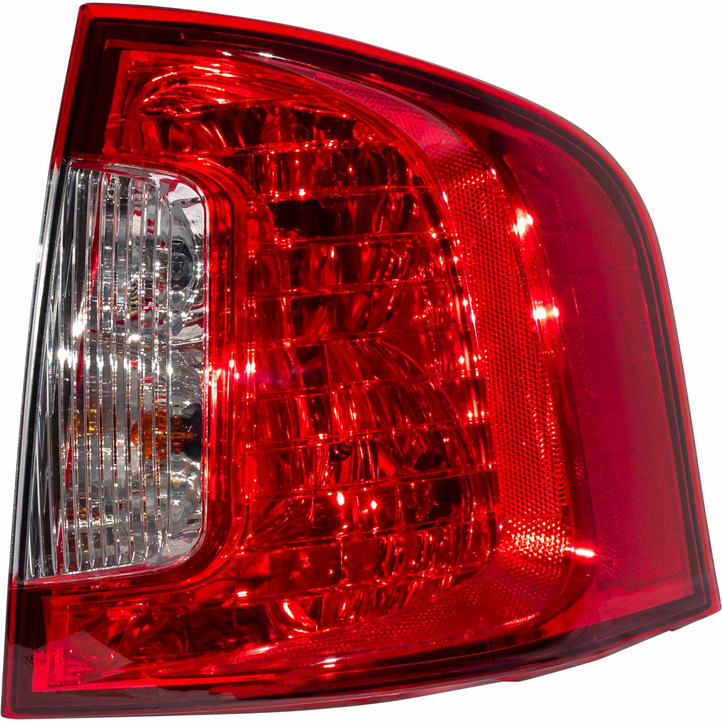 Tail Light Assembly With Red/Clear Lens Set Driver Side Left Passenger Side Right For 2011-2014 Ford Edge SE/Limited/SEL