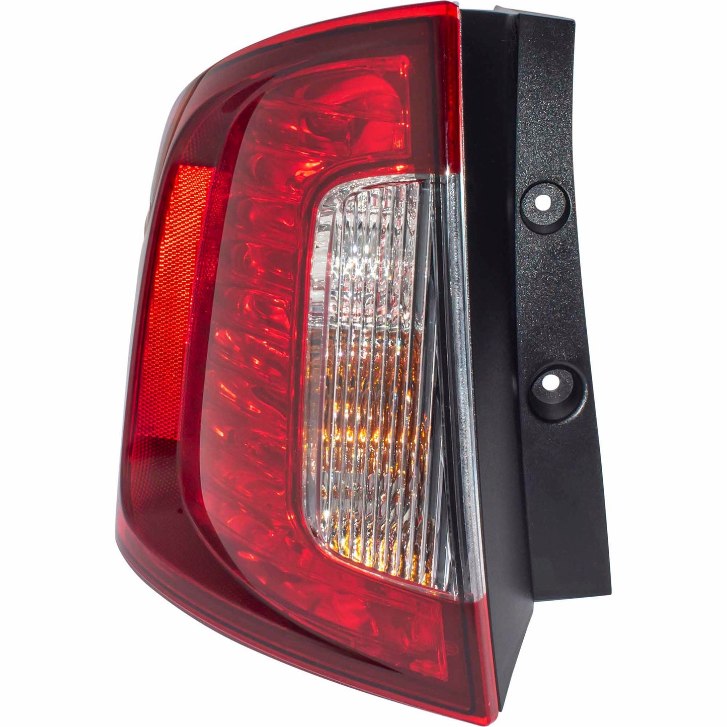 Combination Tail Light Assembly Smoked Red Lens/Clear Back-Up Lens Driver Side Left For 2011-2014 Ford Edge Sport