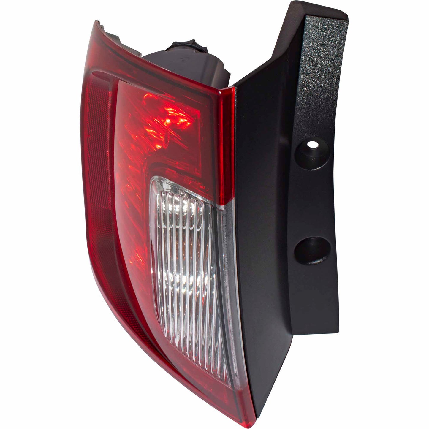 Combination Tail Light Assembly Smoked Red Lens/Clear Back-Up Lens Driver Side Left For 2011-2014 Ford Edge Sport