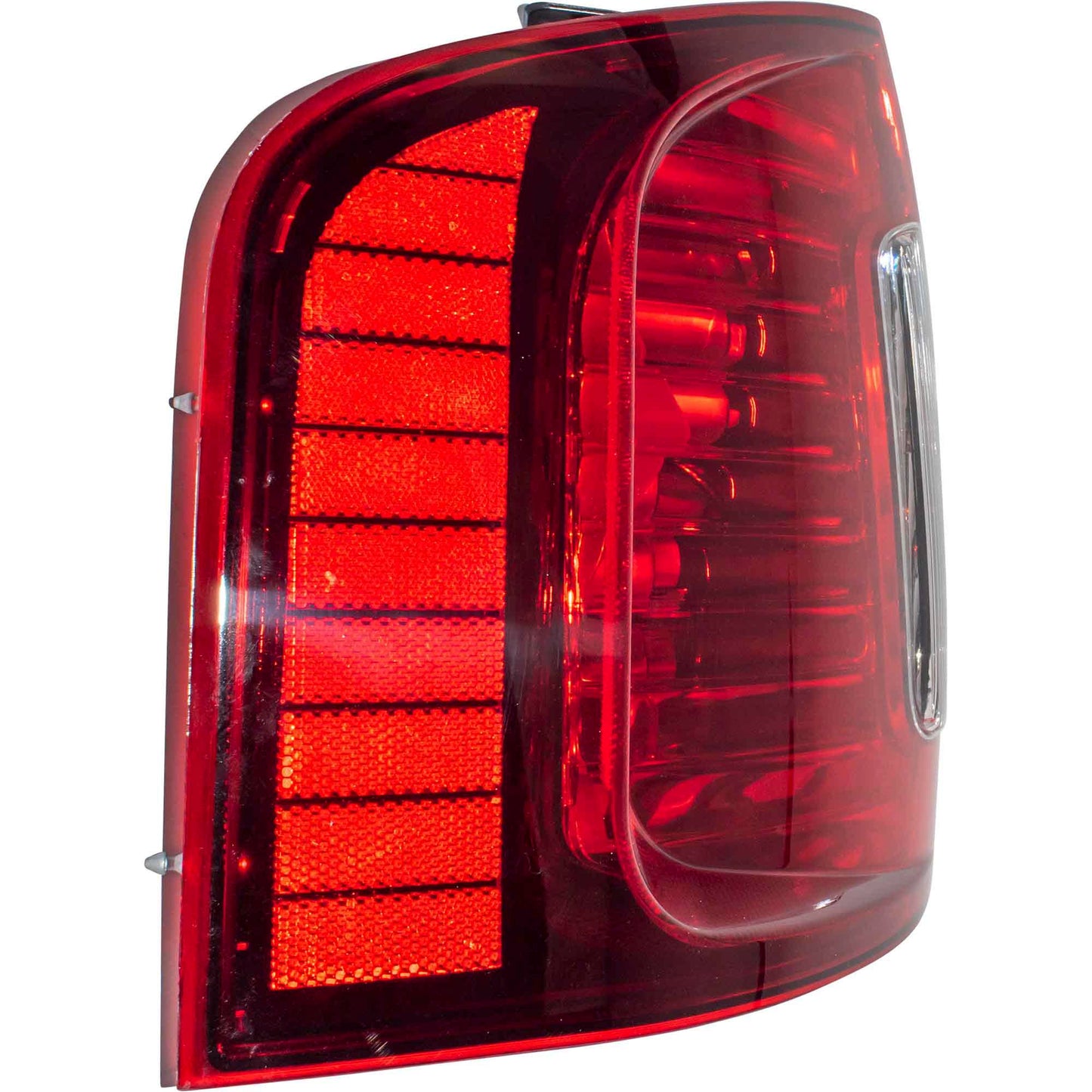 Combination Tail Light Assembly Smoked Red Lens/Clear Back-Up Lens Driver Side Left For 2011-2014 Ford Edge Sport