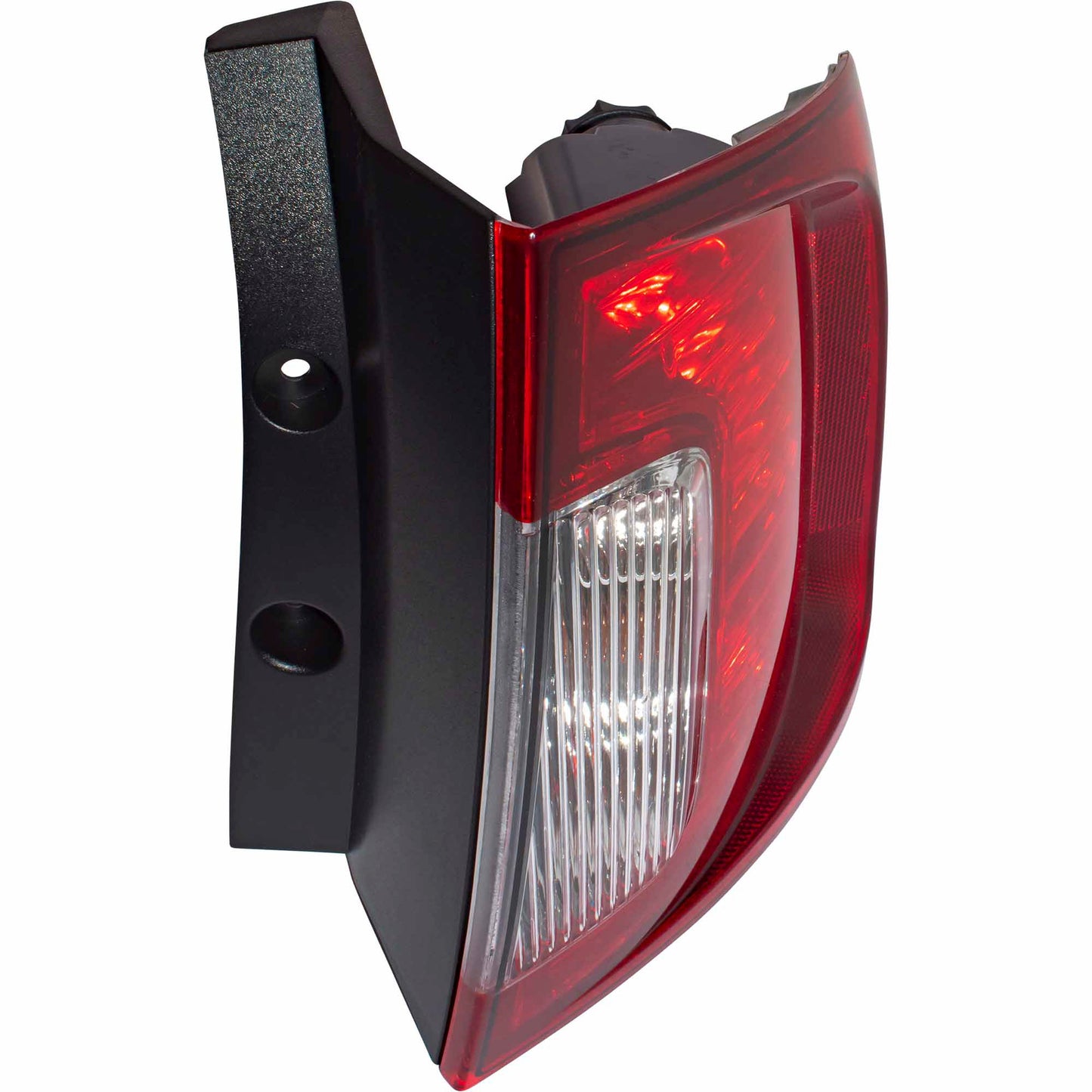Combination Tail Light Assembly With Smoked Red Lens/Clear Back-Up Lens Set Driver Side Left Passenger Side Right For 2011-2014 Ford Edge Sport