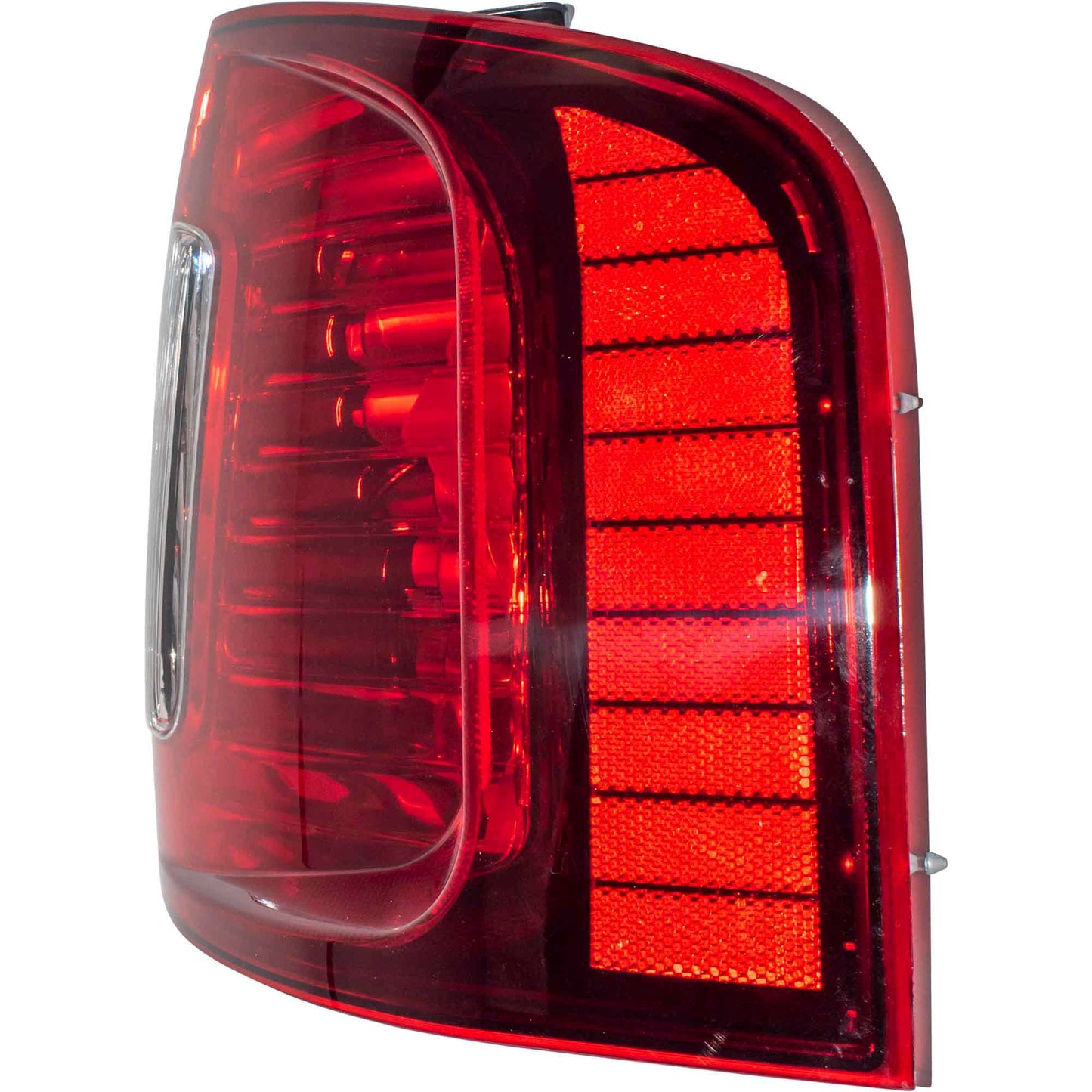 Combination Tail Light Assembly With Smoked Red Lens/Clear Back-Up Lens Set Driver Side Left Passenger Side Right For 2011-2014 Ford Edge Sport