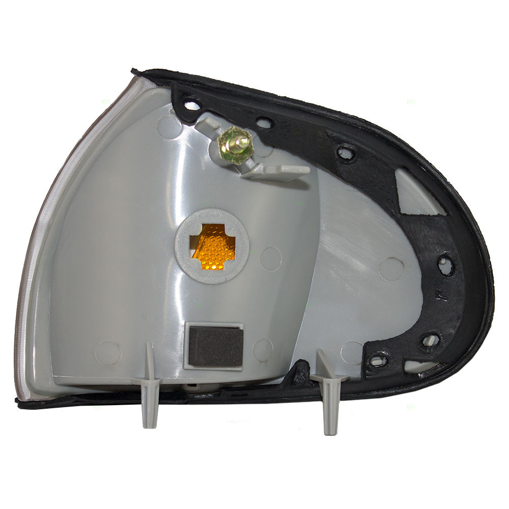 Brock Replacement Passengers Park Signal Side Corner Marker Light Lamp Lens Compatible with 1995-1997 Windstar Van F58Z15A201A