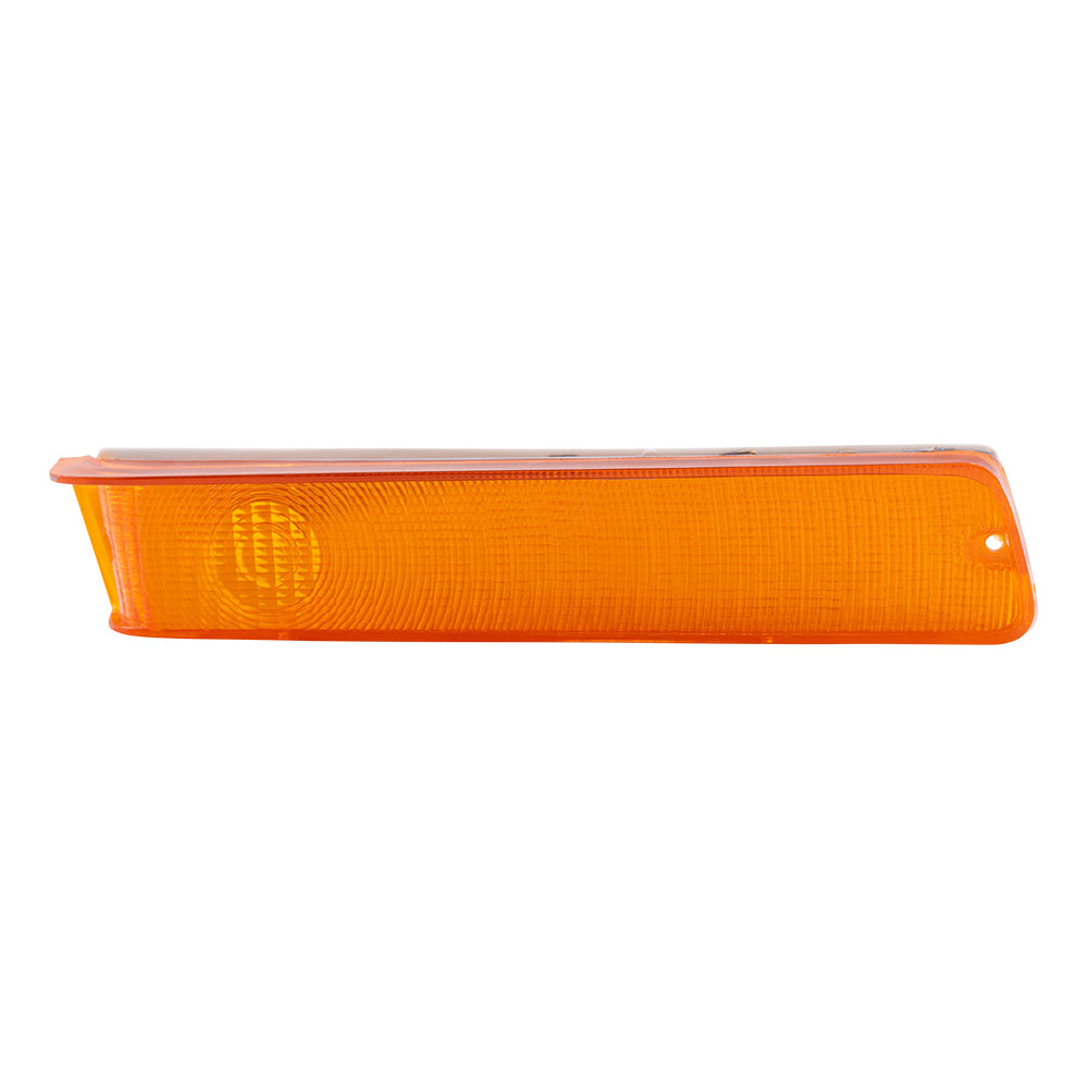 Brock Replacement Driver and Passenger Park Signal Side Marker Lights Lamps Compatible with 1978-1979 F150 F250 F350 Pickup Truck Bronco