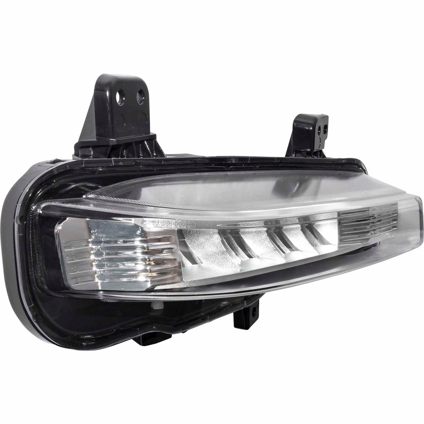 Rectangular LED Fog Light Assembly Set Driver Side Left Passenger Side Right For 2020-2024 Ford Explorer Base/XLT/ST-Line/Limited/ST/King Ranch/Platinum 2020-2023 Ford Explorer Hybrid