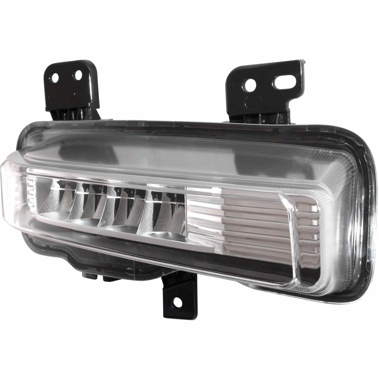 Rectangular LED Fog Light Assembly Set Driver Side Left Passenger Side Right For 2020-2024 Ford Explorer Base/XLT/ST-Line/Limited/ST/King Ranch/Platinum 2020-2023 Ford Explorer Hybrid