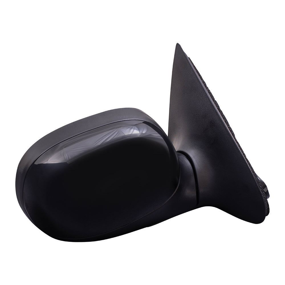 Brock Aftermarket Replacement Pair of Power Mirror Paint To Match Cap Black Without Heat-Signal With Adapter Set Compatible With 1997-2003 Ford F-150 Standard Cab/Extended Cab - Does Not Fit SuperCrew