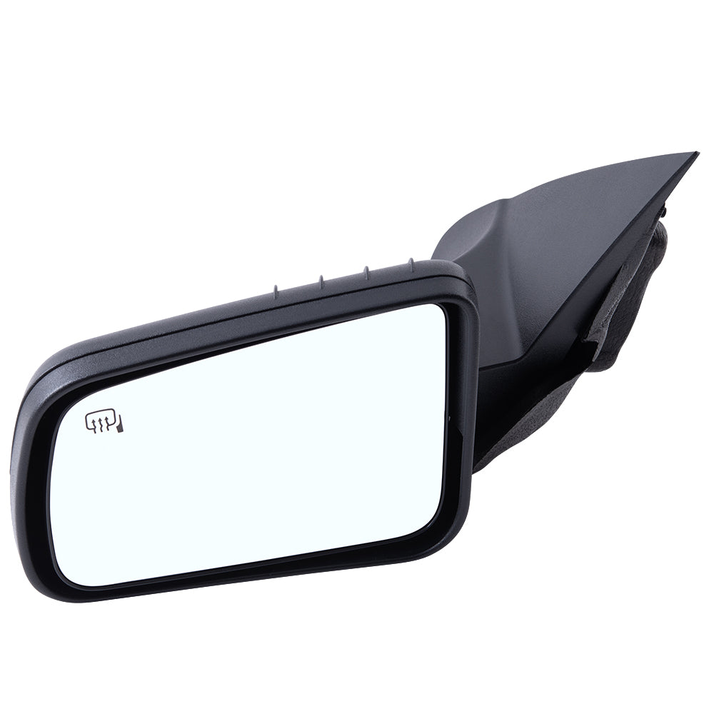 2008-2011 Ford Focus Power Mirror With Heat Textured Black Base With Textured Black Cover Set LH+RH