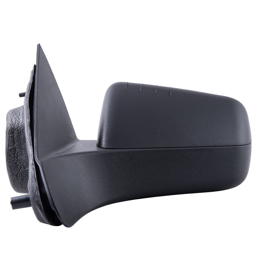 2008-2011 Ford Focus Power Mirror With Heat Textured Black Base With Textured Black Cover Set LH+RH