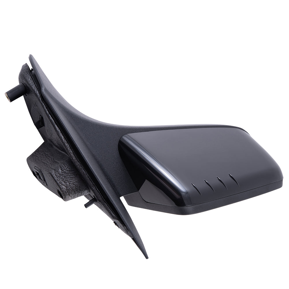 2008-2011 Ford Focus Power Mirror With Heat Textured Black Base With Paint To Match Black Cover Set LH+RH