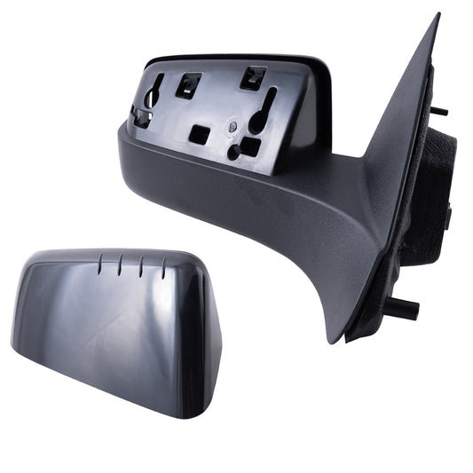 2008-2011 Ford Focus Power Mirror With Heat Textured Black Base With Paint To Match Black Cover RH