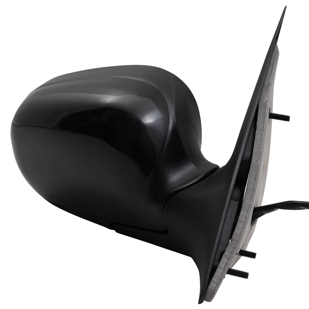 Brock Aftermarket Replacement Driver Left Passenger Right Power Mirror Set Paint to Match Black with Heat Compatible with 2009-2011 Ford Crown Victoria