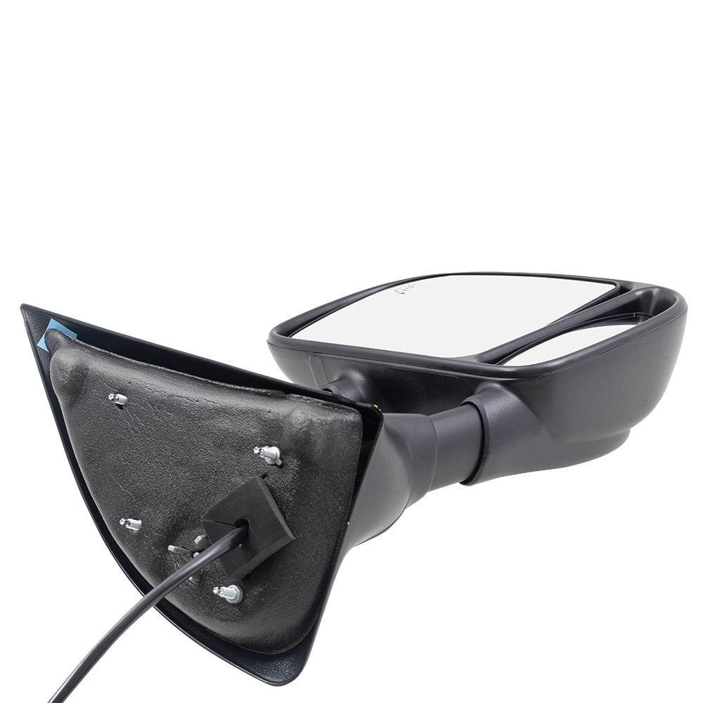Brock Replacement Driver and Passenger Telescopic Tow Power Side View Mirrors Heated Compatible with 1999-2007 F250 F350 F450 Super Duty Pickup Truck 3C7Z17683EAA 3C7Z17682EAA