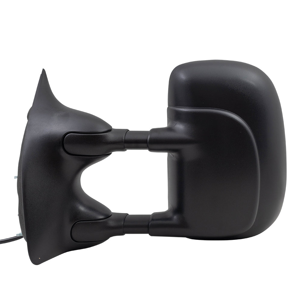 Brock Replacement Drivers Telescopic Tow Power Side View Mirror Heated Compatible with 1999-2007 F250 F350 F450 Super Duty Pickup Truck 3C7Z 17683 EAA