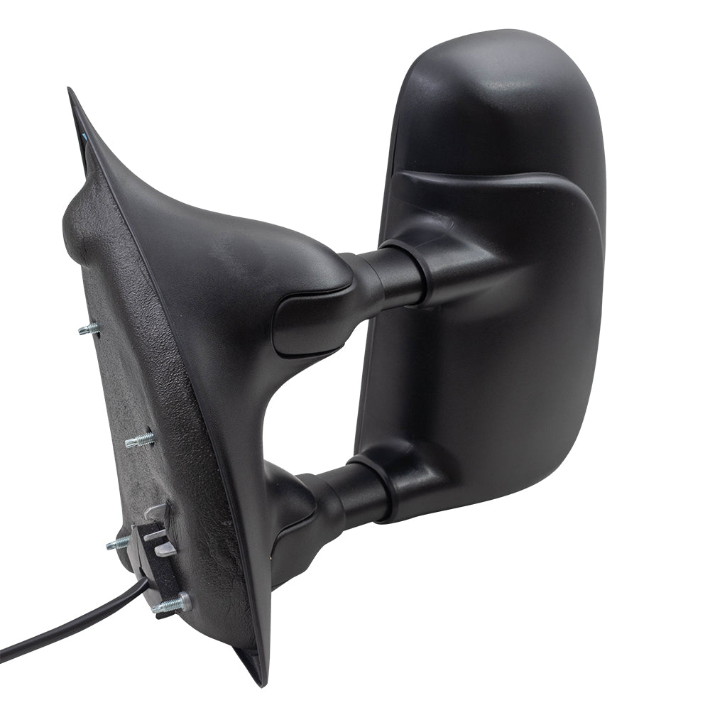 Brock Replacement Drivers Telescopic Tow Power Side View Mirror Heated Compatible with 1999-2007 F250 F350 F450 Super Duty Pickup Truck 3C7Z 17683 EAA