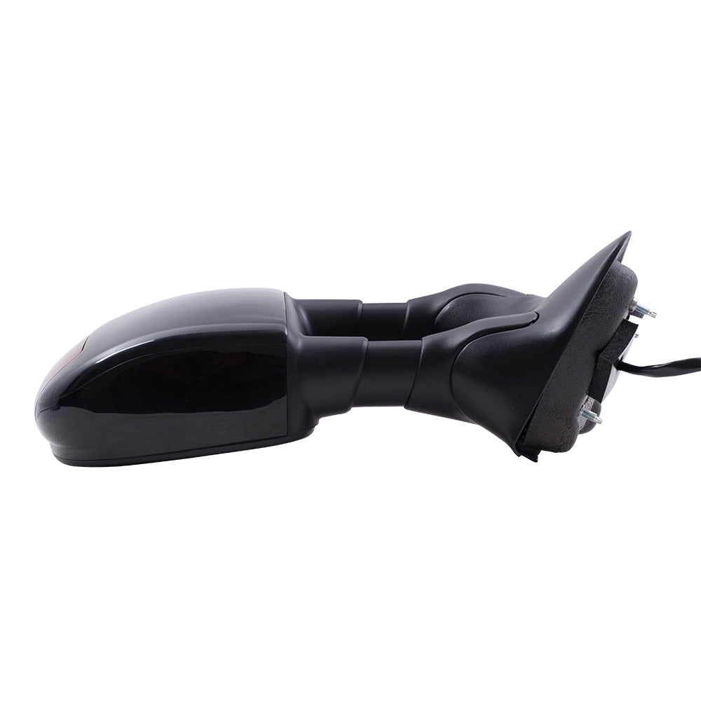 Brock Replacement Passengers Telescopic Tow Power Side View Mirror Heated Signal Compatible with 2003-2007 F250 F350 F450 Super Duty Pickup