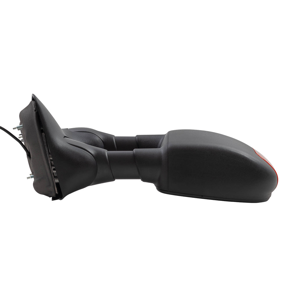 Brock Replacement Drivers Telescopic Tow Power Side View Mirror Heated Signal Textured Compatible with 03-07 Super Duty Pickup Truck Excursion