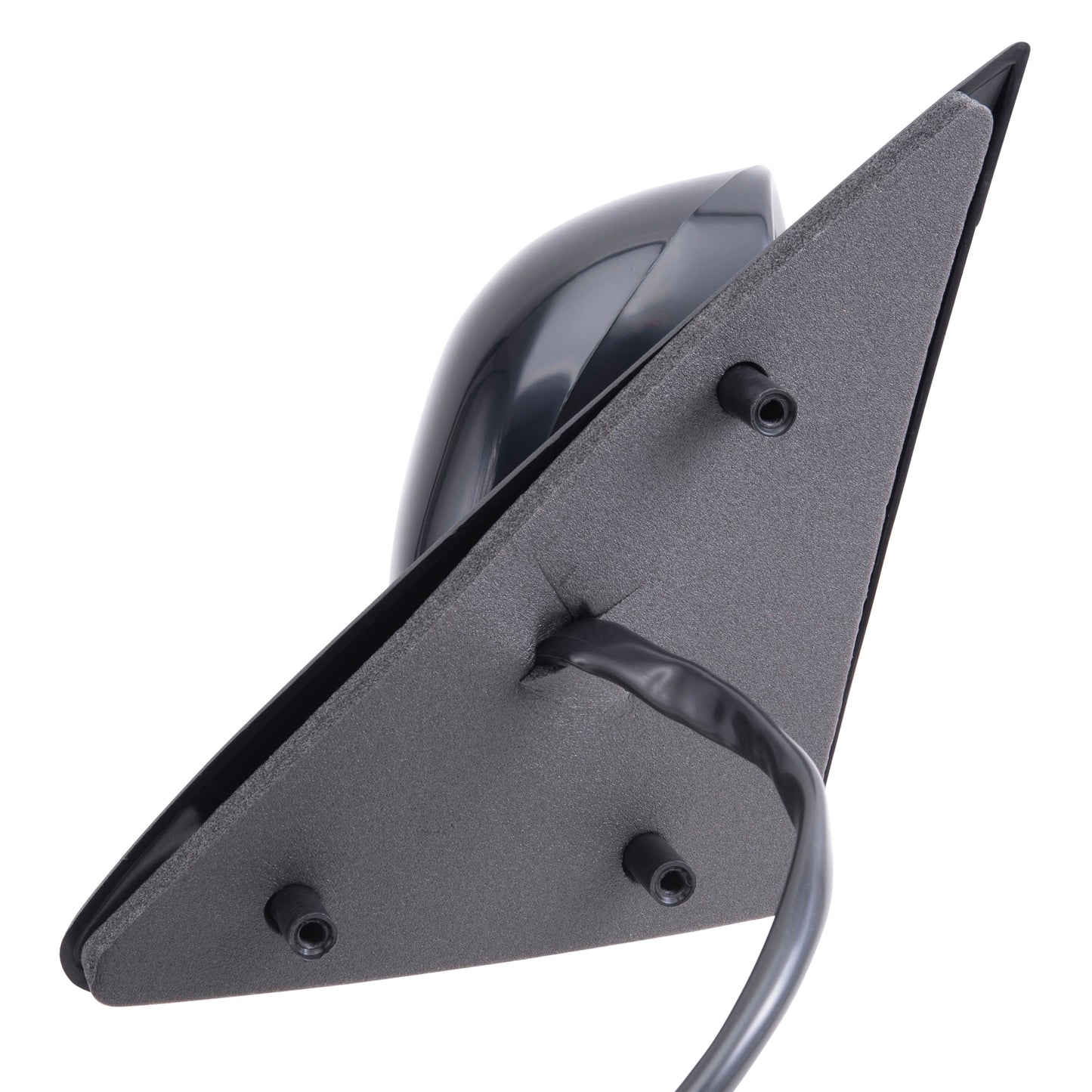 Brock Replacement Passenger Side Power Mirror with 10H6P/4H4P, Smooth Black Finish, Heat and Memory without Auto Dim Compatible with 1998-2004 Town Car Built to 2/8/2004 ONLY