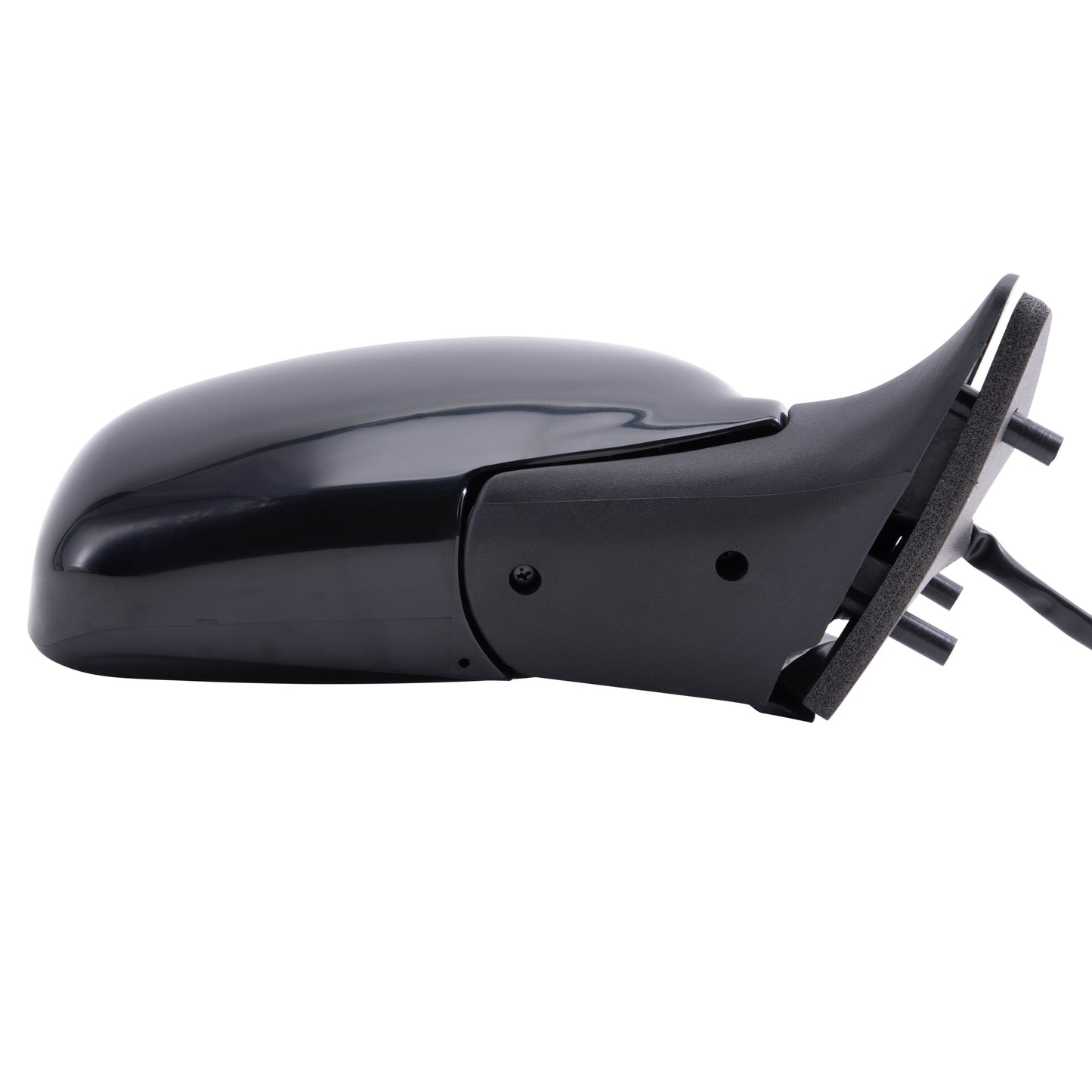 Brock Replacement Passenger Side Power Mirror with 10H6P/4H4P, Smooth Black Finish, Heat and Memory without Auto Dim Compatible with 1998-2004 Town Car Built to 2/8/2004 ONLY