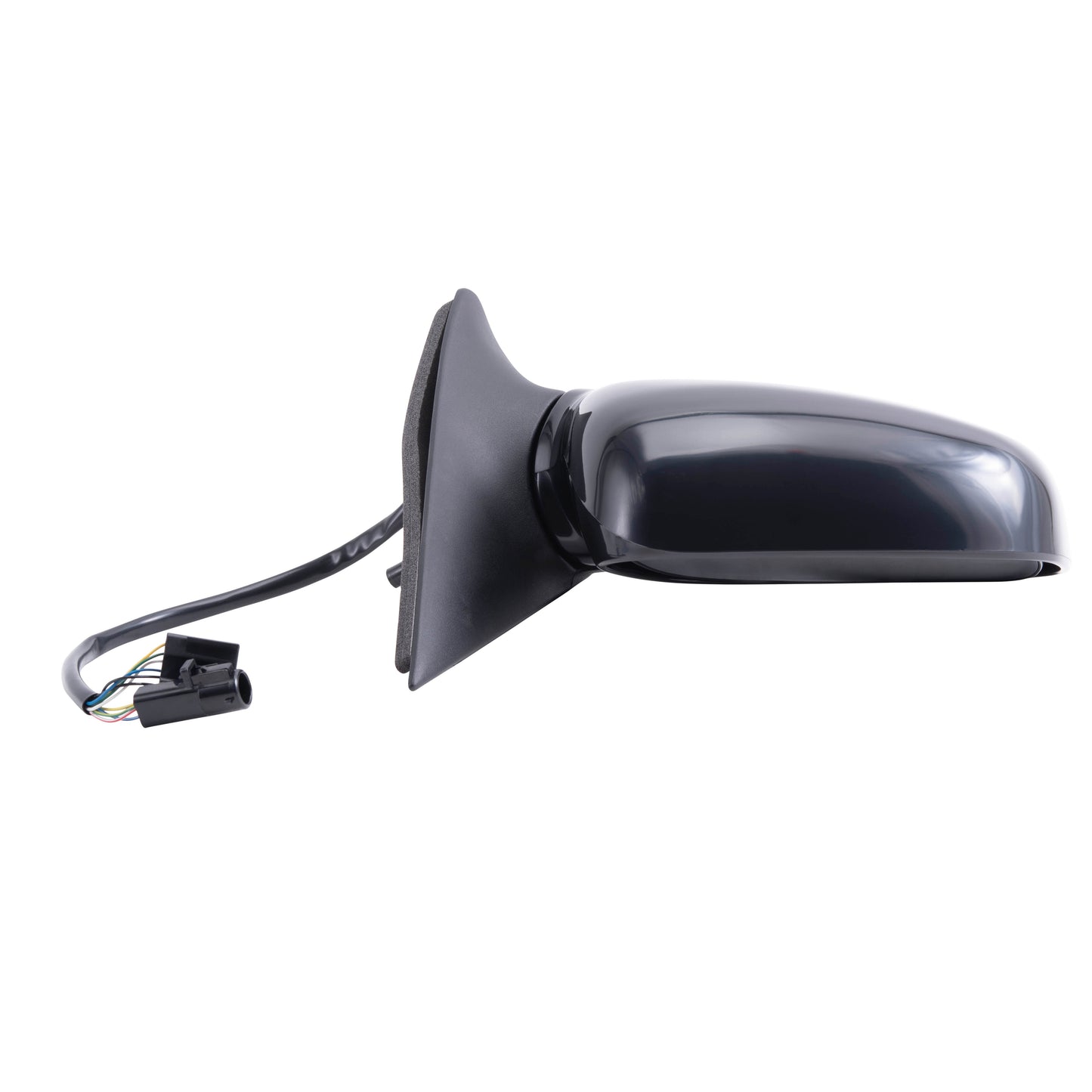 Brock Replacement Passenger Side Power Mirror with 10H6P/4H4P, Smooth Black Finish, Heat and Memory without Auto Dim Compatible with 1998-2004 Town Car Built to 2/8/2004 ONLY