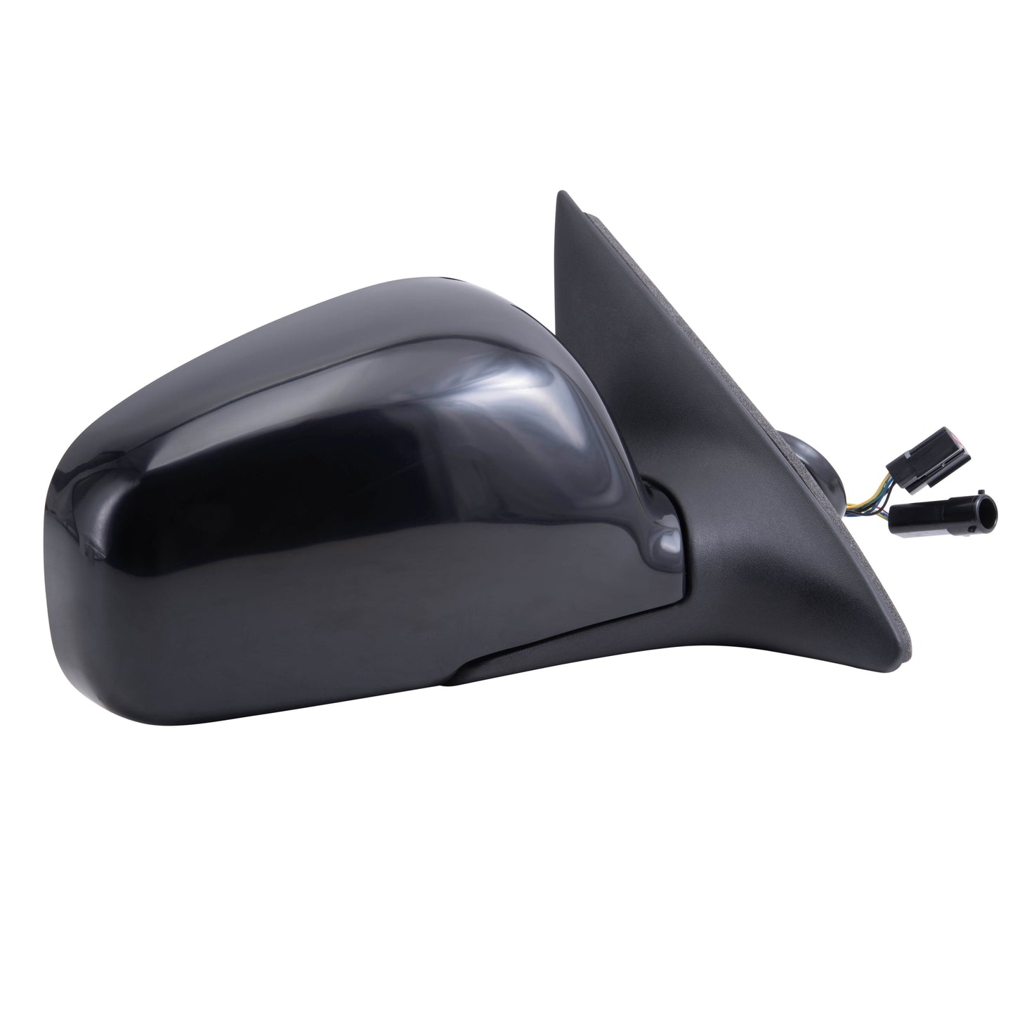Brock Replacement Passenger Side Power Mirror with 10H6P/4H4P, Smooth Black Finish, Heat and Memory without Auto Dim Compatible with 1998-2004 Town Car Built to 2/8/2004 ONLY