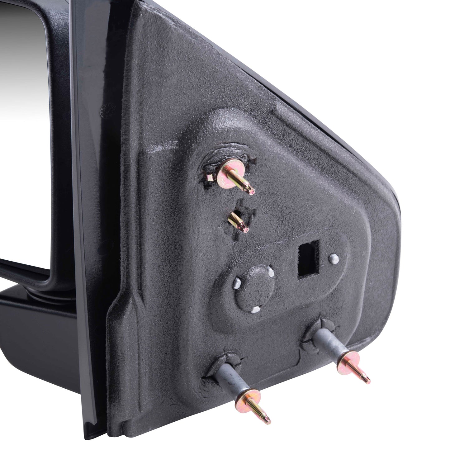 Brock Aftermarket Replacement Driver Left Manual Mirror Textured Black Compatible with 2004-2008 Ford F-150