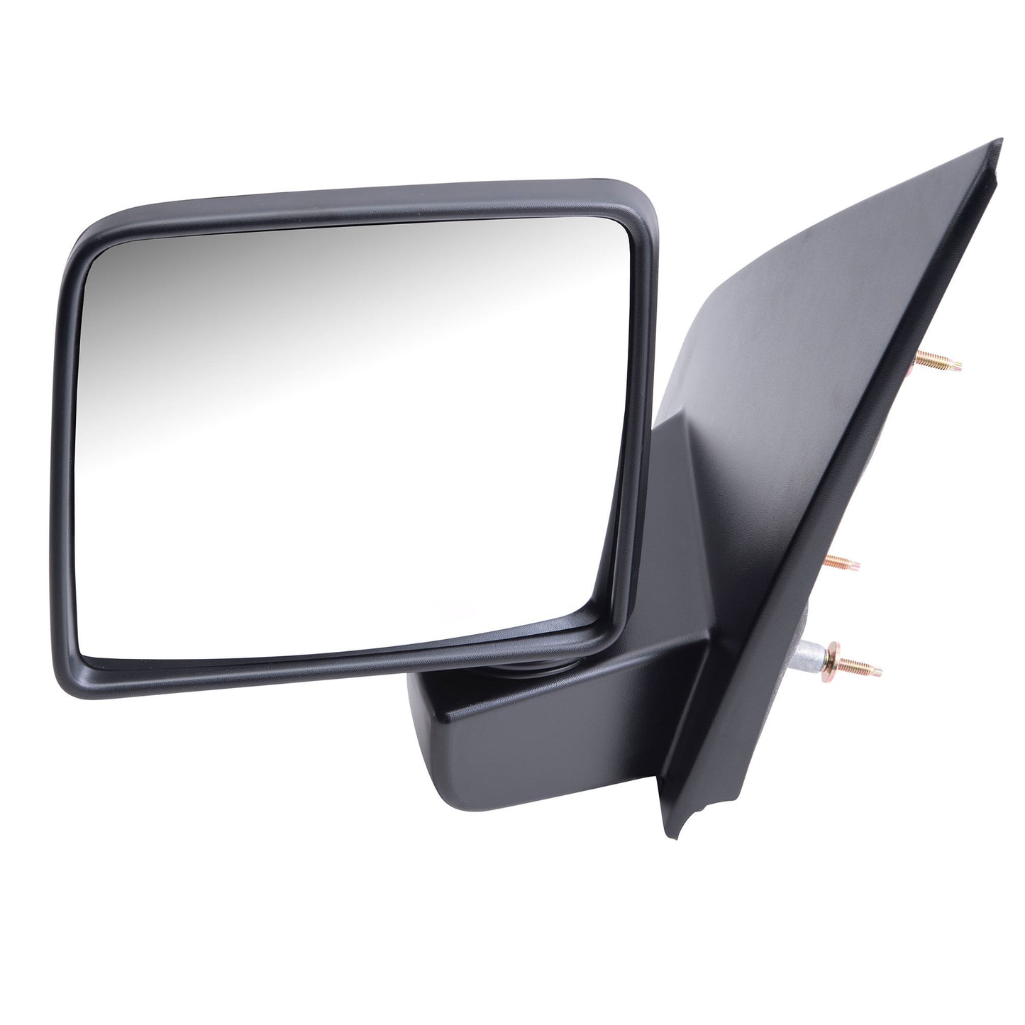 Brock Aftermarket Replacement Driver Left Passenger Right Manual Mirror Set Textured Black Compatible with 2004-2008 Ford F-150