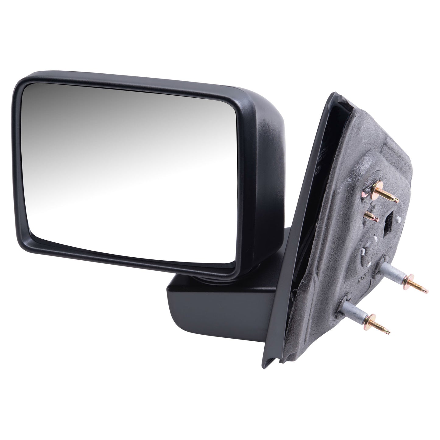 Brock Aftermarket Replacement Driver Left Passenger Right Manual Mirror Set Textured Black Compatible with 2004-2008 Ford F-150
