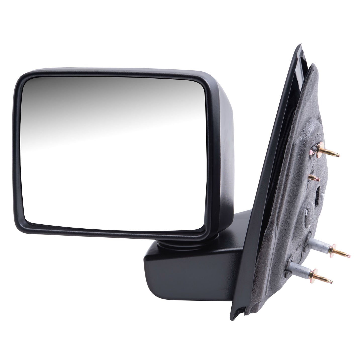Brock Aftermarket Replacement Driver Left Passenger Right Manual Mirror Set Textured Black Compatible with 2004-2008 Ford F-150