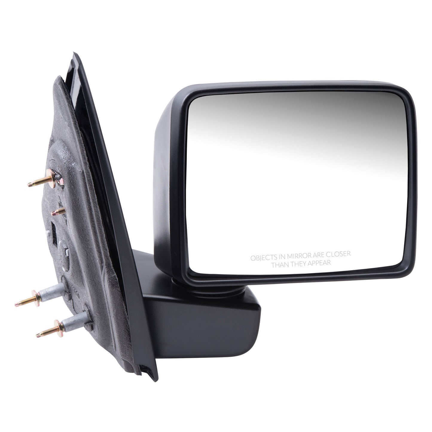 Brock Manual Mirror Textured Black for F-150