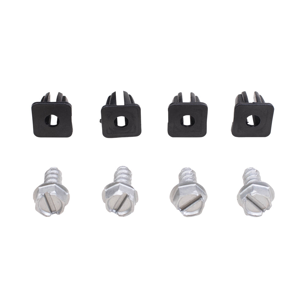 Manual Side View Black Steel Mirror Swing Lock 5x8 Replacement for 80-97 Ford Pickup Truck 80-96 Bronco E4TZ17682A