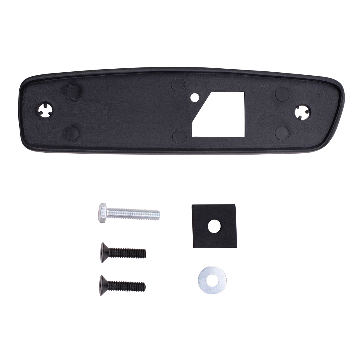 Passengers Manual Side View Paddle Type Mirror Replacement for 1992-1996 F150 F250 F350 Pickup Truck F7TZ17682AAA