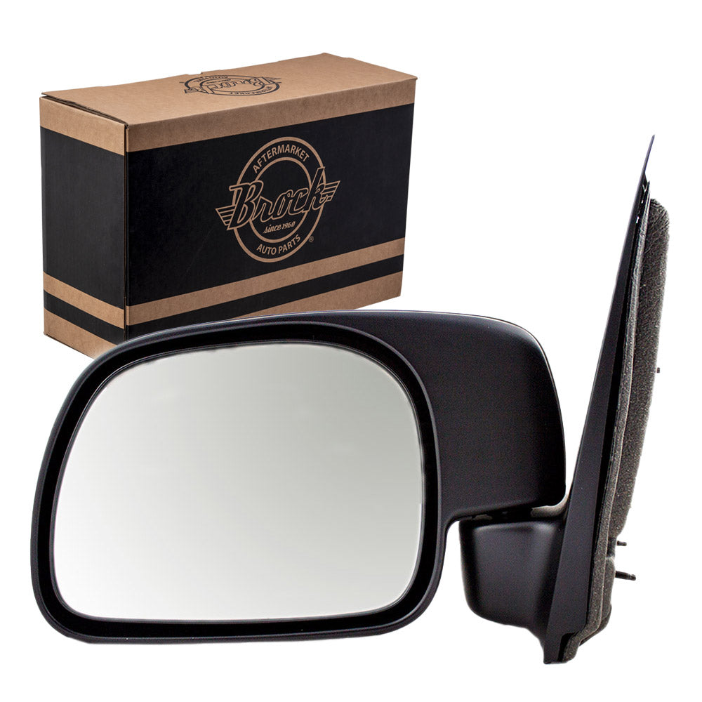 Drivers Manual Side View Mirror Paddle Type Replacement for 1999-2016 Ford Super Duty Pickup Truck F81Z17683AAB