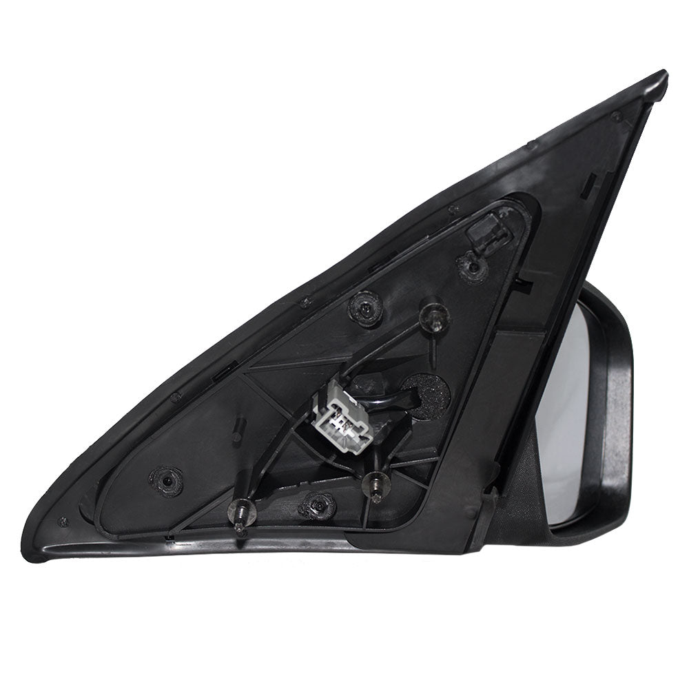 Passengers Power Side View Mirror Textured Base with Smooth Cover Replacement for 2006-2010 Fusion Milan 6E5Z17682A