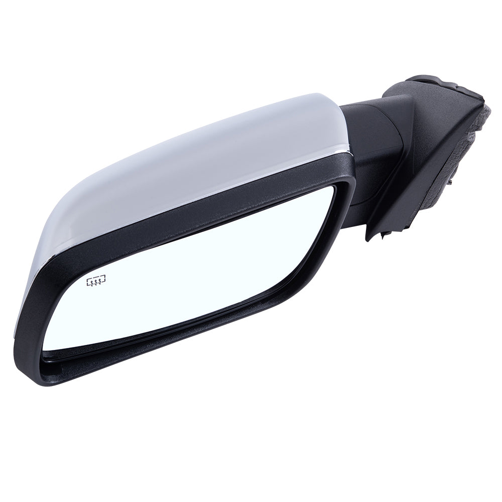 2009-2012 Ford Flex Power Mirror Chrome Cover With Heat-Puddle Light-Memory LH