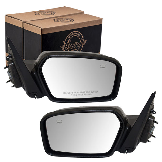 Driver and Passenger Power Side View Mirrors Heated Puddle Lamp Replacement for 2006-2010 Fusion Milan 6E5Z17683B 6E5Z17682B
