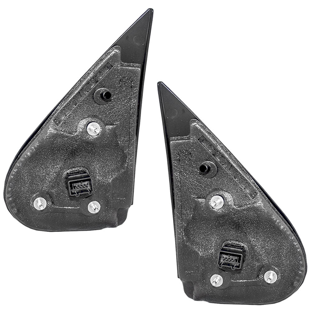 Driver and Passenger Power Side View Mirrors with Puddle Lamp Textured Replacement for 2002-2005 Explorer Mountaineer