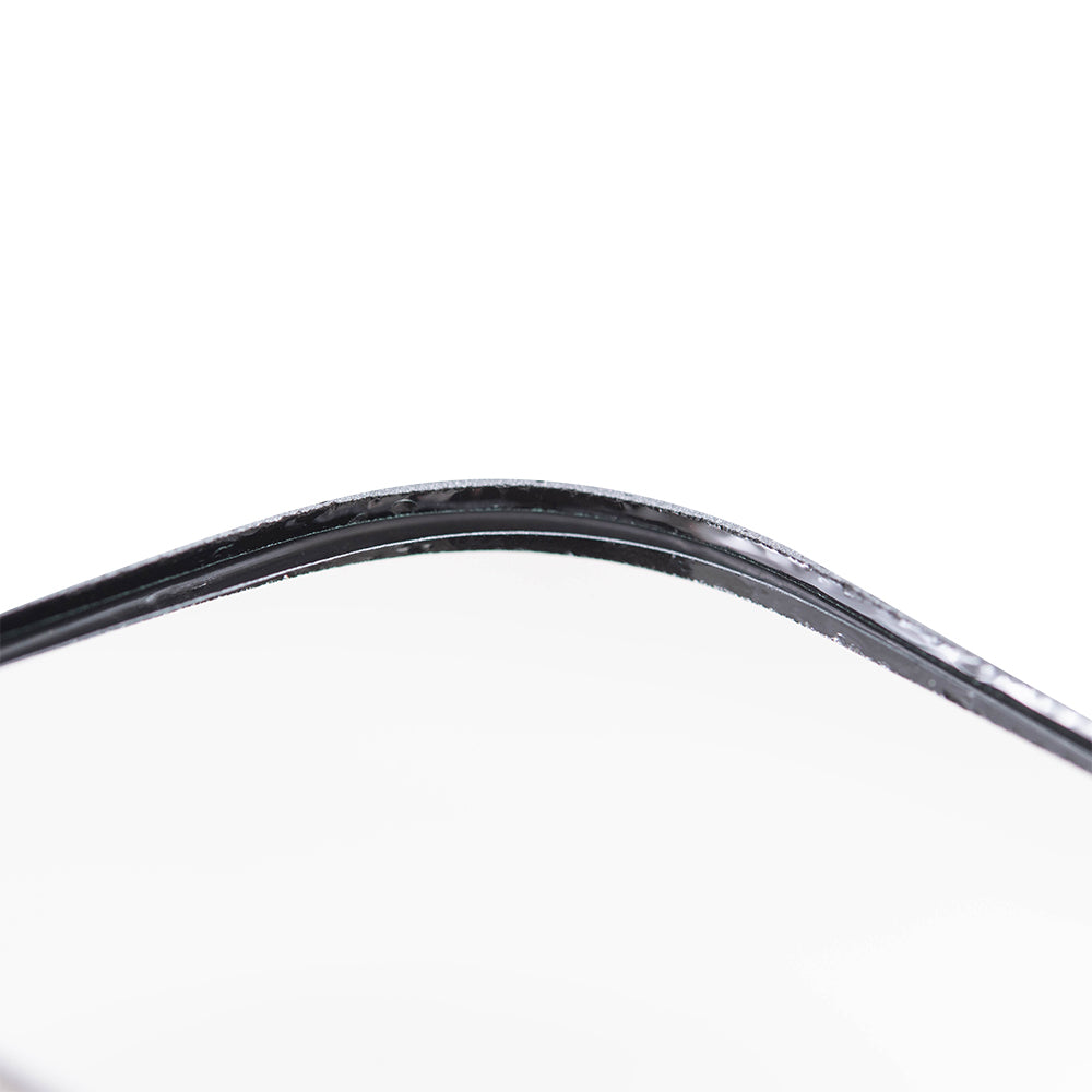 Brock Replacement Driver Side Mirror Glass & Base with Spotter Glass without Heat or Blind Spot Detection Compatible with 2012-2018 Focus